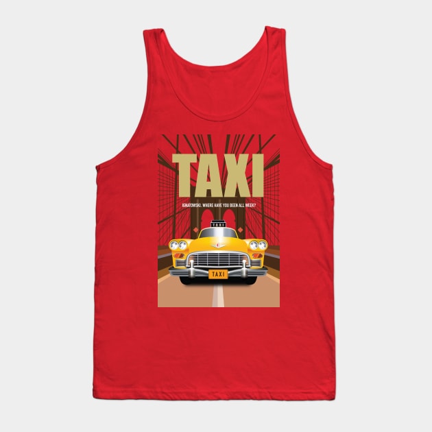 Taxi TV Series Poster Tank Top by MoviePosterBoy